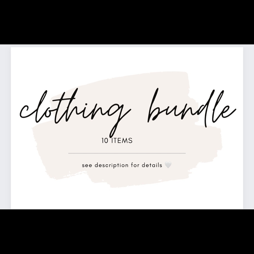 10 items ($7 each) - 2 items new with tags!
